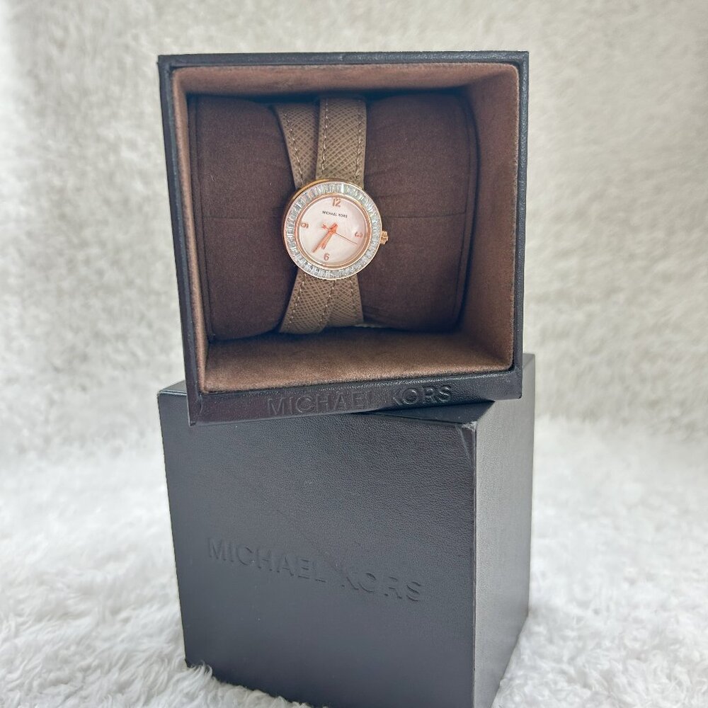 Brand New Michael Kors Khaki Mini Madison Ladies Watch - Brand New, Never worn.